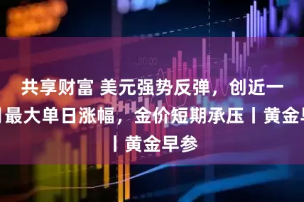 共享财富 美元强势反弹，创近一个月最大单日涨幅，金价短期承压丨黄金早参