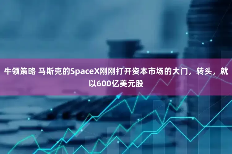 牛领策略 马斯克的SpaceX刚刚打开资本市场的大门，转头，就以600亿美元股